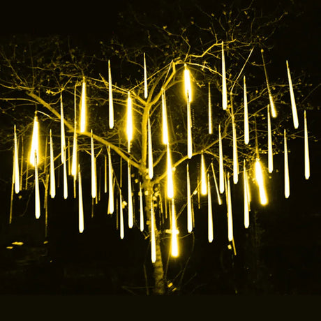Meteor Shower Rain LED Fairy String Lights Festoon Street Garland Christmas Decorations for Home Outdoor Wedding New Year Decors