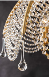 Nordic Modern Crystal Chandelier Pendant Light For Living Room Bedroom Dining Room Bar Kitchen E14 Bulb Decorate Hanging Lamp