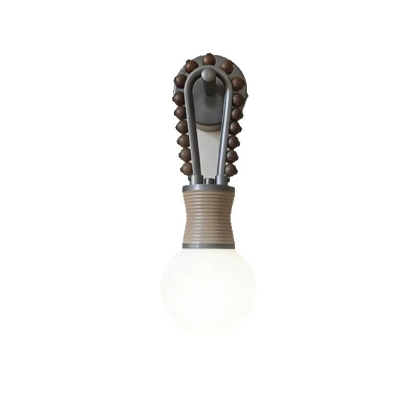 French Retro Wall Lights Sconce Mid-Century Modern Designer Brass Bedroom Headboard Living Room Entrance Decorative Lamp