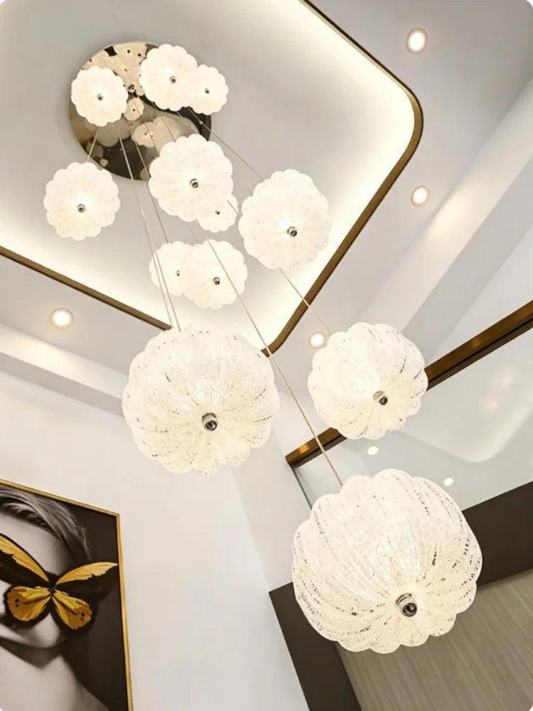 2026 Modern LED Crystal Chandelier - Luxury Ceiling Hanging Light