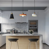 Modern Vintage Macaron Pendant Light Kit (3-Light Cluster) - Creative Iron Hanging Lamp for Bar, Dining & Kitchen