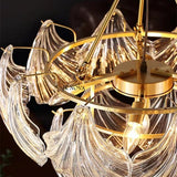 Living Room Pendant Light Post-modern Minimalist Luxury Bedroom  Creative Shell Crystal Glass Master Bedroom Dining Room Light
