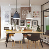 Nordic Minimalist Creative Pot Lid Chandelier Led Restaurant Bar Pendant Lights Lustre Dining Room Loft Bedroom Bedside Lamp