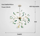 LED Agate Chandelier Modern Firefly Chandelier Living Room Bedroom Flower  Bedroom Kitchen Indoor Tree Branch Pendant Light