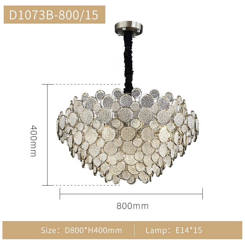 Light Luxury Ceiling Chandelier 2025 Lustres Modern Designer Villa Living Room Dining Room Pendant Lamp Home Decor Light Fixture