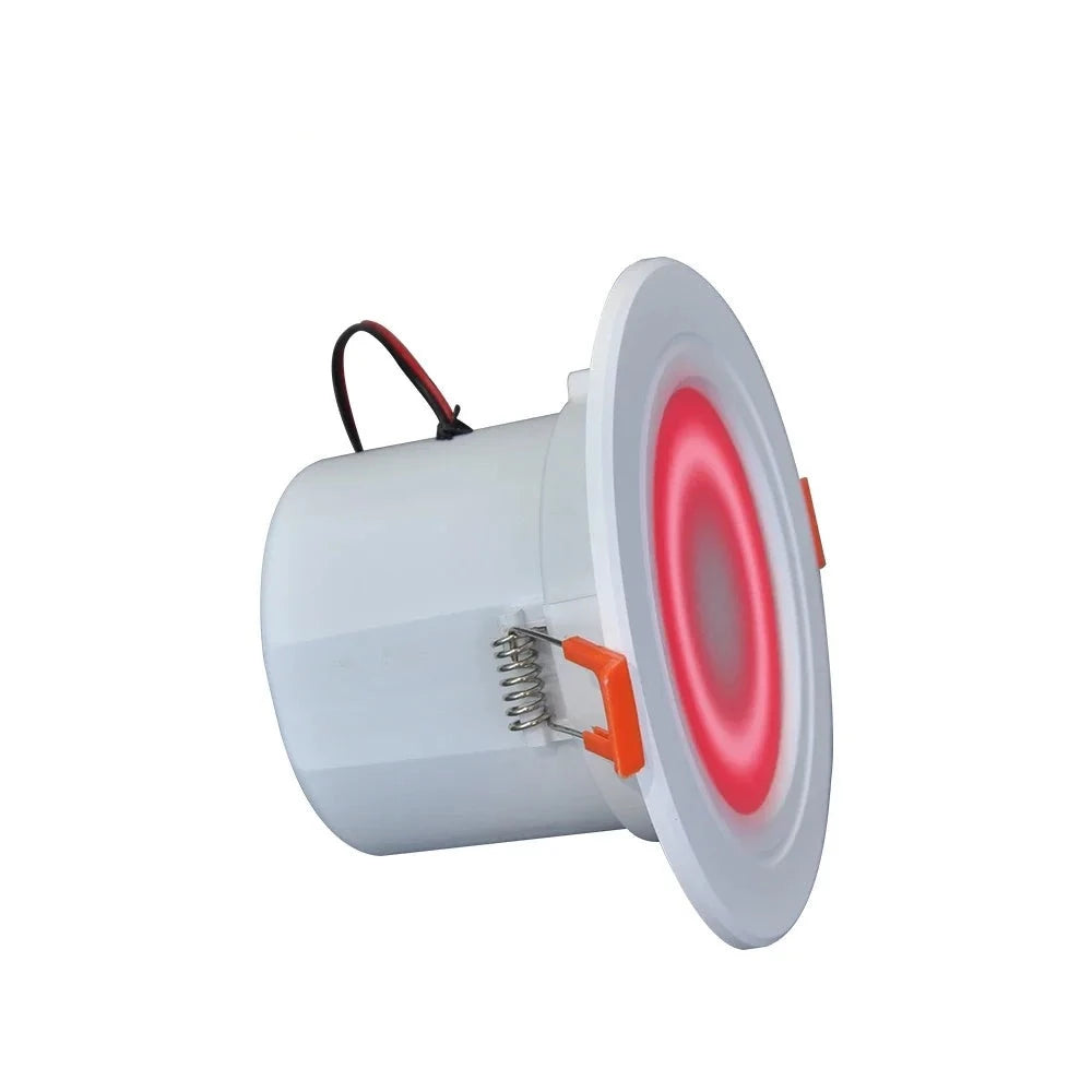 2.5 Inch LED Mini Bluetooth LED Light Ceiling Speaker In-ceiling Speaker Downlight Colorful Ceiling Dimmable Music Lamp Speakers