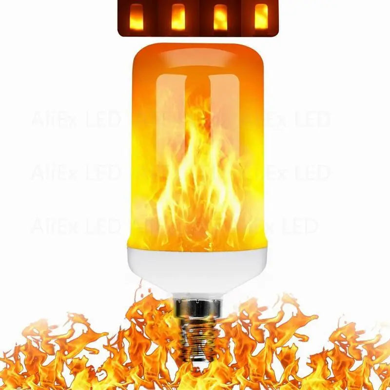 E27 E14 B22 USB LED Flame Light Bulbs 85-265V Party LED Flame Effect Light Simulation Fire Lights Bulb KTV Festival Garden Decor