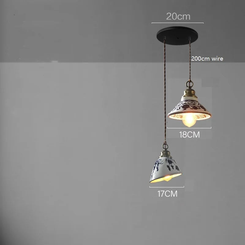 Modern Simple Ceramic LED Pendant Lamp Home Indoor Decors Lighting Bedroom Restaurant Dinning Living Room Lights Hang lamp