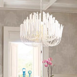 Nordic LogBranch Chandelier Living Dining Room Bar Bedroom Loft Stair Pendant Lamp Duplex Villa Home Decor Hanging Light Fixture