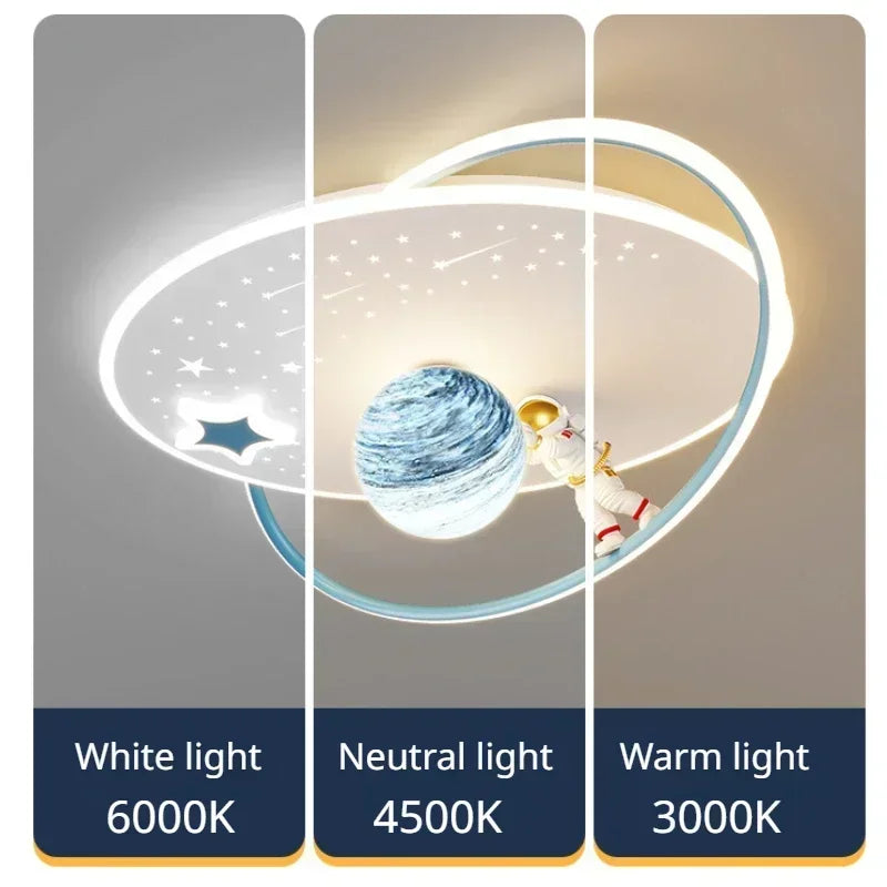 Children's Ceiling Lamp Modern LED Ceilings Chandelier for Kid Room Light Home Decoration Girls' and Boys' Bedroom Lighting 2024