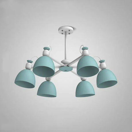 Colorful Pendant Lamp 3/5/6/8 Multi-colored Silicone E27 Art Pendant Lights For Modern Bar Restaurant Bedrooms Shopping Mall