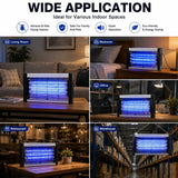 Electric Mosquito Killer Lamp with 3 LED Tubes - Powerful Bug Zapper & Indoor Fly Trap Insect Repellent (EU/US Plug)