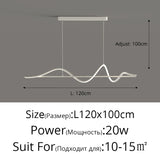 Modern Led Pendant Lights Chandelier For Dining Table Living Room Kitchen Bar Counter Creative Moon Hanging Lamp Home Decor Lamp
