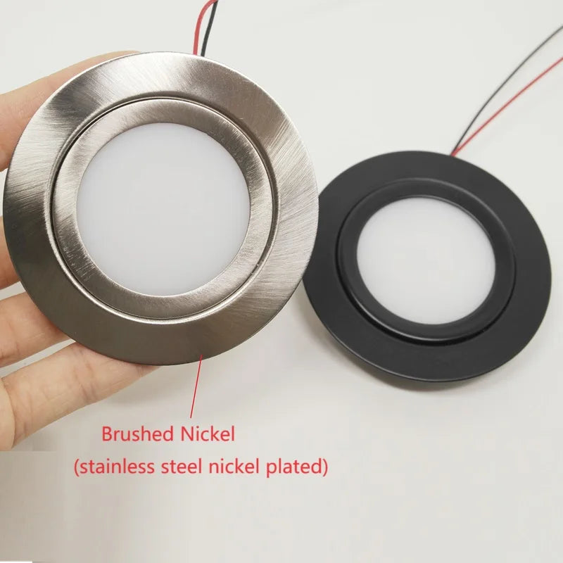 LED Spotlight Mini Dimmable Recessed Led Downlight Ceiling RGB for Outdoor Indoor Home Kitchen Cabinet IP65 12V 24V 3W