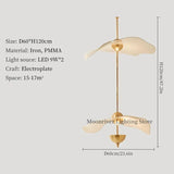 Lotus Leaf Hanging Lamps for Ceiling Staircase Restaurant Living Room Pendant Light Hotel Lobby Chandelier Room Decor Mood Light