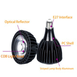 E27 25W 30W Par30 Spotlight  Led Full spectrum plant Grow Light Ra98 plant Lamp AC85-265V