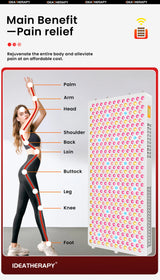 Red Light Therapy LED Touch Screen APP 480,590,630,660, 670, 810, 830, 850,1060nm Full Body Lamp PDT Infared Device Led Red Light Therapy Panel
