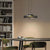 Glass Pendant Light Fixture Pendant Lighting for Kitchen Island Modern Ceiling Light Grey Glass Shade Dining Room Hanglamp