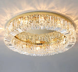 modern style ceiling light K9 crystal stainless steel decorative living room bedroom LED ceiling lamp