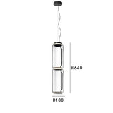 Noctamblue pendant lamp Minimalist Nordic glass lamp for Dining Room Table Lighting Home Living Room decors aesthetic lights