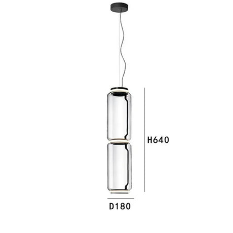 Noctamblue pendant lamp Minimalist Nordic glass lamp for Dining Room Table Lighting Home Living Room decors aesthetic lights