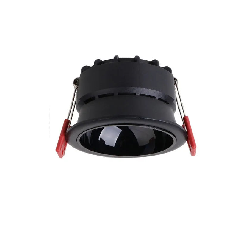 Dimmable Anti Glare Recessed Led COB Ceiling Downlight Lamp 7W 10W 15W 18W 24W Spot Light Fixtures Indoor Home Lighting