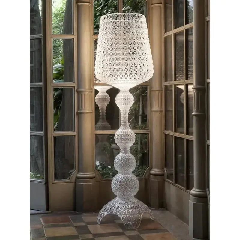 Italian Kartell living room floor lamp designer,artistic decoration,hollowed out internet famous ornament,ins style bedroom lamp