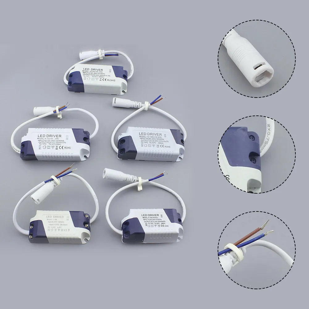 300mA Drive Power Led 18W-24W LED Driver 24W 300mA 3W 6W Constant Current DC Drive Power Led Light Accessories