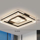 Modern Living Room Led Lights Square Creative LED Ceiling Lamp Bedroom Ceiling Pendant Lamp Indoor Home Dining Room Lighting