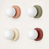 Macaron Soft Style Small Wall Sconce - Modern E27 Ball Lamp for Home Decor