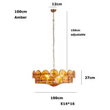 Lorenzo Chandelier Vintage French Living Room Hanging Lamp Orange Chandelier Villa Bedroom Dining Room Medieval Round Large Lamp