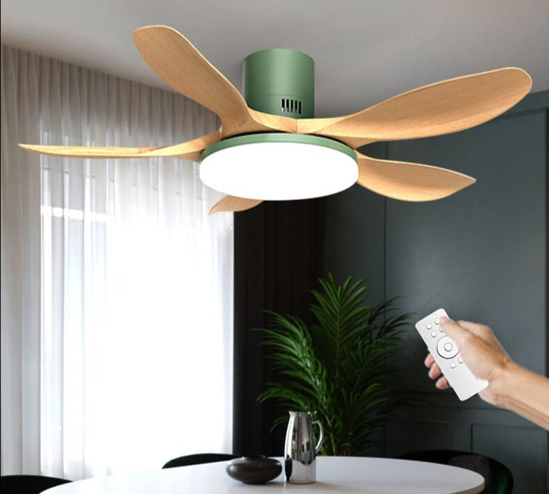 Modern White Ceiling Fan With Led Light Ceiling Light Fan Ceiling Fans With Lights Led Fan Lamp Remote Control