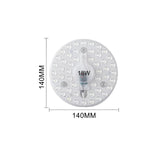 NEW 12W 18W 24W 36W 50W 60W LED Ring PANEL Circle Light LED Round Ceiling board circular lamp board AC220V 230V 240V LED light