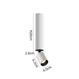 3° 8° 15° Surface Mounted LED Spot Small Angle Beam Home Lighting, Ceiling Mounted Ambient Backlight