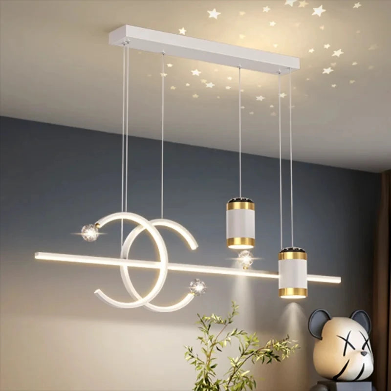 Nordic LED Restaurant Pendant Light - Modern Minimalist Dining Table Lamp
