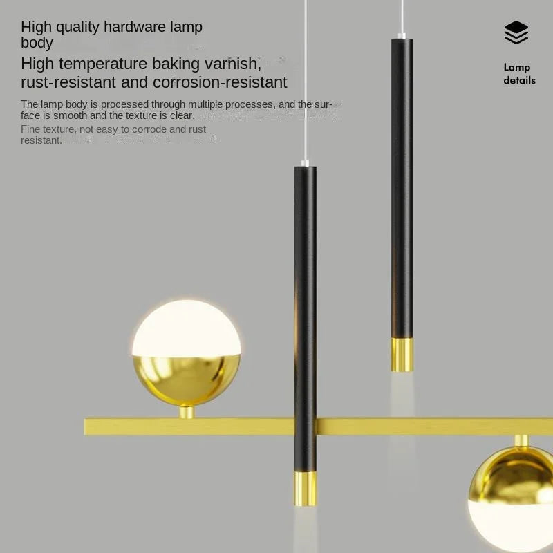 LED Dining Table Lighting For Living room Modern Kitchen Ceiling Pendant Hanging Lamp Light Luxury Suspension Chandeliers 2024