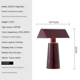 Modern Luxury Table Lamp Italian Minimalist Wireless Portable Charging Dining Table Ambient Light Home Decor Bedside Light