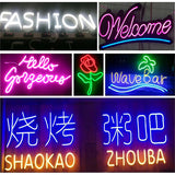 LED Bar Lights Flexible Silicone Neon Light Outdoor Light Strip Strip Waterproof Rope String Lamp Kitchen Room Decoration Lamp