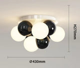 Bedroom Living Room Main Light Nordic Creative Magic Bean Room Light Modern Design Ceiling Light