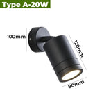 Waterproof LED Long Pole Wall Lamp - 10W/15W/20W Outdoor Modern Sconce