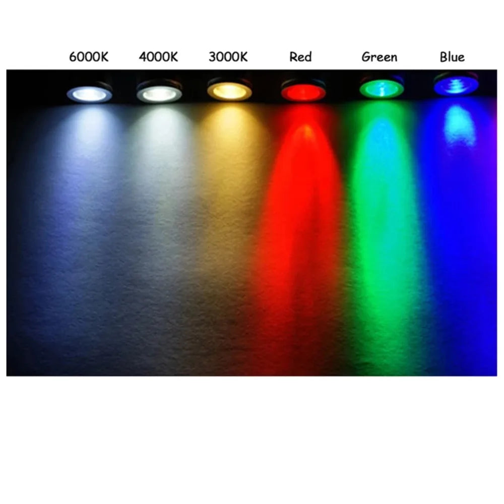 LED 3W DC 12V Aluminum LED Downlight 50mm Cutout Dimmable Recessed Ceiling Light Round Spot with Driver Cutout Installation