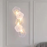 French Light Luxury Living Room Wall Light 2025 New Background Wall Decorative Light Bedroom Creative Flower Bedside Lamp