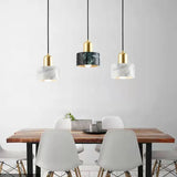 Modern Minimalist Marble Dining Room Chandelier Living  Bedroom   Decoration Led Pendant Lighting For Home