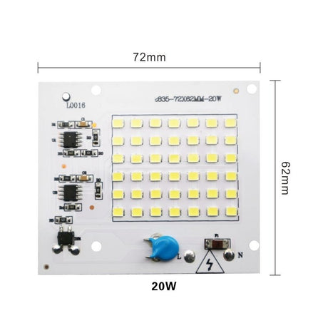 LED Lamp Chips 220V SMD Bulb 2835 Smart IC Led Light Input 10W 20W 30W 50W 100W For Outdoor Flood Light