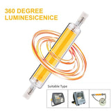 R7S LED Glass Tube 78MM 15W 20W COB Bulb 118MM 30W 40W R7S Corn Lamp J78 J118 AC220V 110V Replace Halogen Light 50W Lampadas