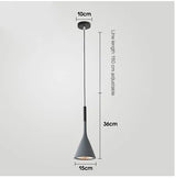 Modern Led Pendant Lights Black White for Kitchen Fixtures Bedroom Table Dining Room Hanging Lamp Lampshade Home Chandelier