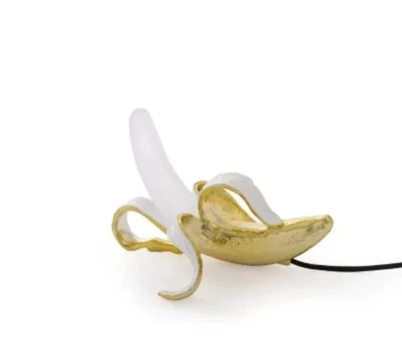 Resin Banana Table Lamps Living Room Bedroom Bedside Lamp Led Glass Night light Bar Desk Light art Home Decors Luminaria