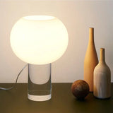 Buds table lamp Retro White Glass Desk Light Romantic Nordic Home Living Room Dining Table Study Bedroom beside mooding lamp