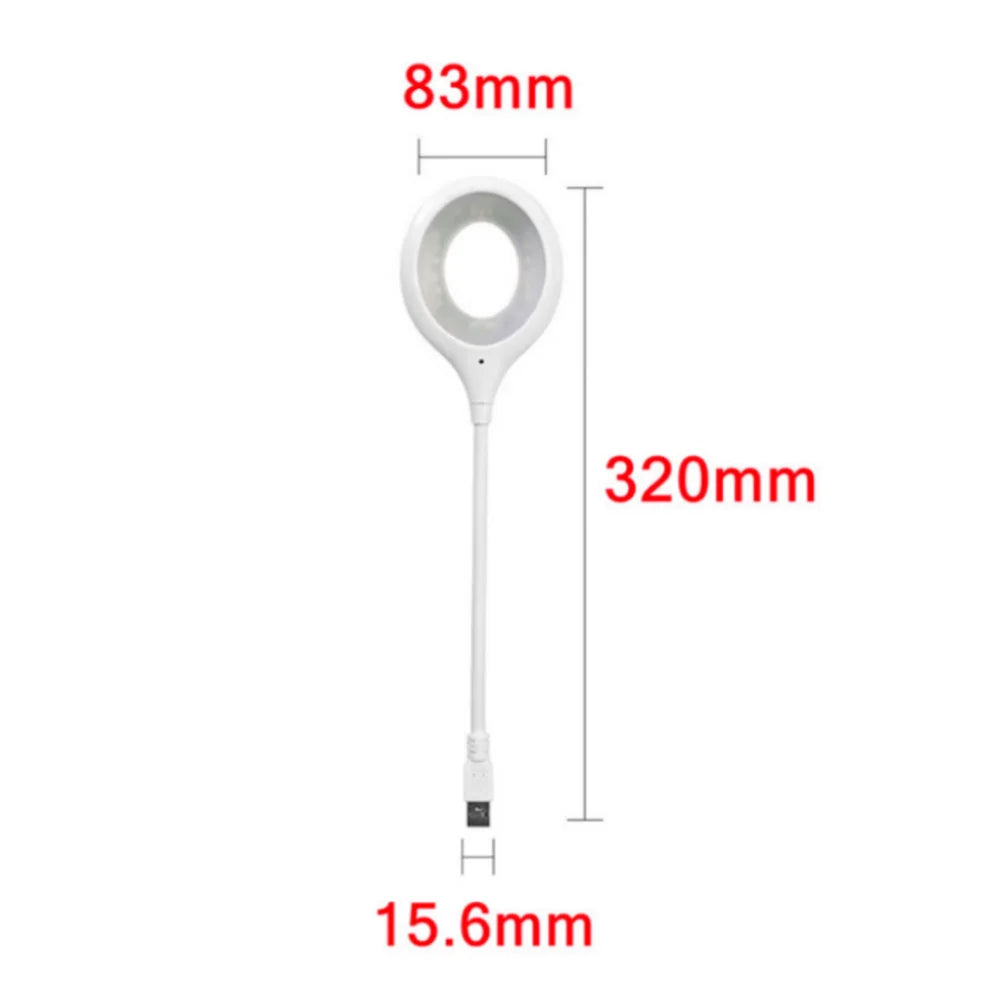 USB Direct Plug Portable Lamp Dormitory Bedside Lamp Eye Protection Student Study Reading Available Night Light
