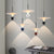 Nordic Creative Simplicity Dish LED New Pendent Lamp Bedroom Bar Study Art Personalized High-end Home Decoration Light Fixture